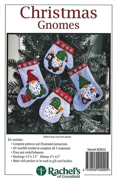 Christmas Gnomes Ornament Kit | Rachel's of Greenfield