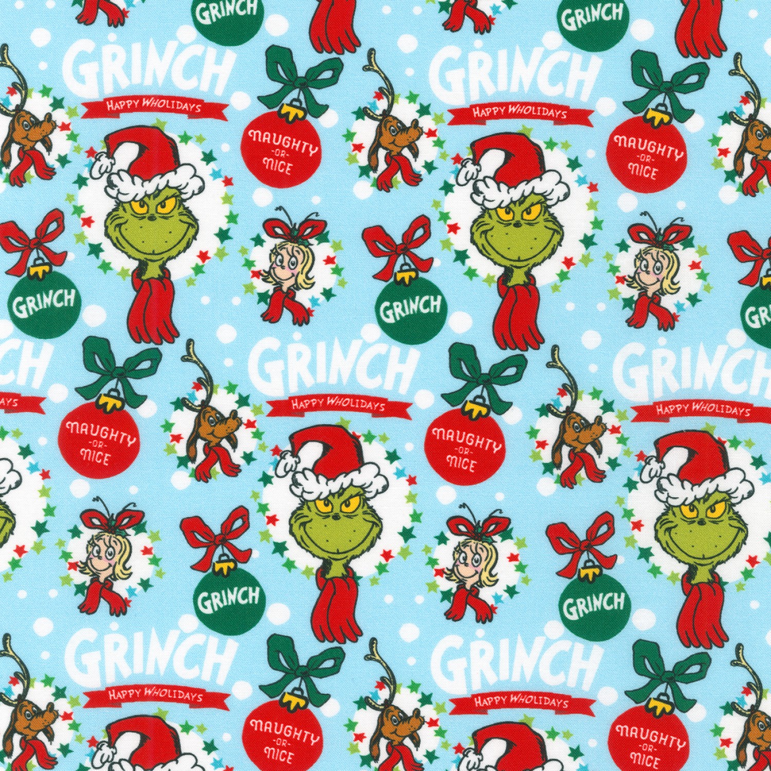How the Grinch Stole Christmas Ornaments ADE20278223 – Honeycomb Quilts