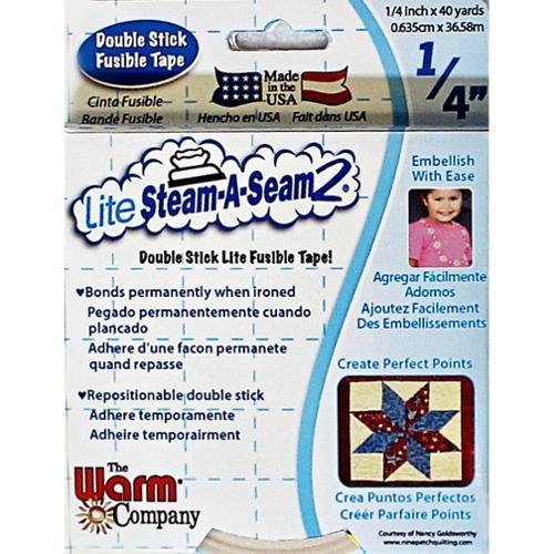 Lite Steam A Seam 2 — 1/4″ x 40 yd — 5409 – Honeycomb Quilts